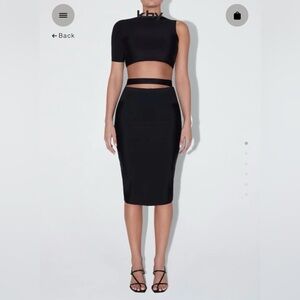 Chic Black Pencil Skirt for Women